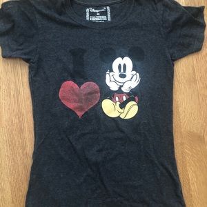grey mickey mouse tshirt